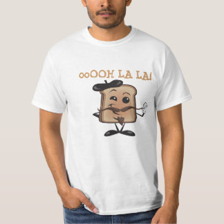 Franse Toast cartoon Bastille Day T-shirt