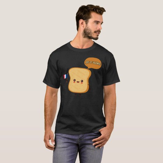 Franse Toast Essential T-Shirt (Voorkant volledig)
