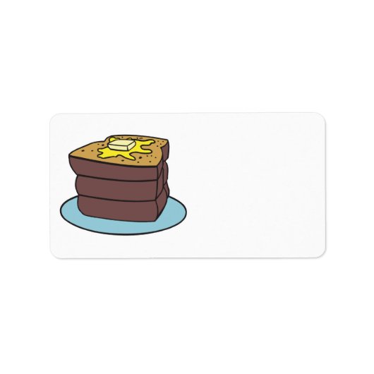 franse toast etiket (Voorkant)