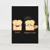 Franse Toast Grappige Pun Nieuwigheid  Kaart (Voorkant)
