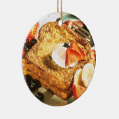 Franse Toast Keramisch Ornament (Rechts)