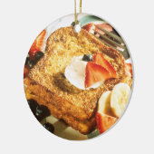 Franse Toast Keramisch Ornament (Links)
