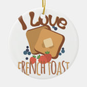 Franse Toast Keramisch Ornament (Voorkant)