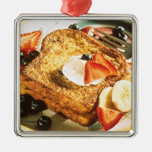 Franse Toast Metalen Ornament (Voorkant)