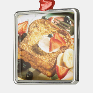 Franse Toast Metalen Ornament