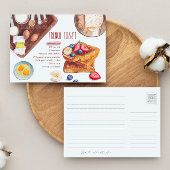 Franse toast Recipe-kaart Briefkaart