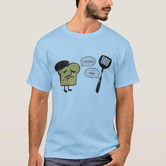 Franse Toast vs. Spatula T-shirt (Voorkant)