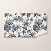 Franse Toile Bloemen Patroon Bad Handdoek (Handdoek)