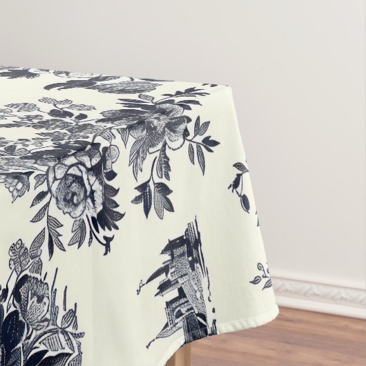 Franse Toile Bloemen Patroon Tafelkleed (Voorbeeld)