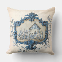 Franse Toile | Chinoiserie Nativity Kussen