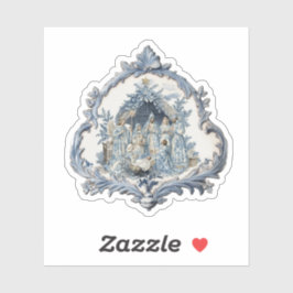 Franse Toile | Chinoiserie Nativity Sticker