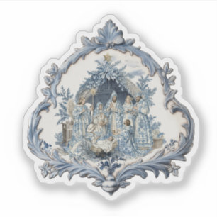  Franse Toile   Chinoiserie Nativity Sticker