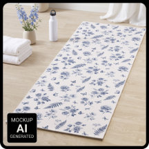 Franse Toile de jouy blauwe patroon Chinoseirie
