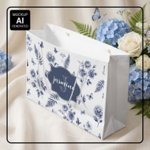 Franse Toile de jouy Monogram Naam Chinoseirie