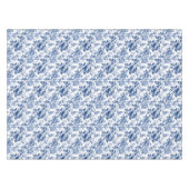 Franse Toile de Jouy Navy Blauw Tafelkleed (Voorkant (Horizontaal))