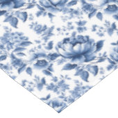 Franse Toile de Jouy Navy Blauw Tafelkleed (Gekanteld)