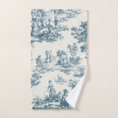 Franse toile de jouy sage groen elegant bad handdoek (Handdoek)