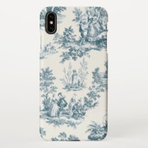 Franse toile de jouy sage groen elegant