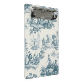 Franse toile de jouy sage groen elegant mini klembord (Schuin)