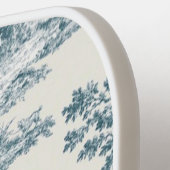 Franse toile de jouy sage groen elegant pickleball paddle (Links Detail)