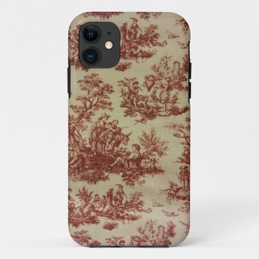 Franse toile in roze Case-Mate iPhone case (Achterkant)
