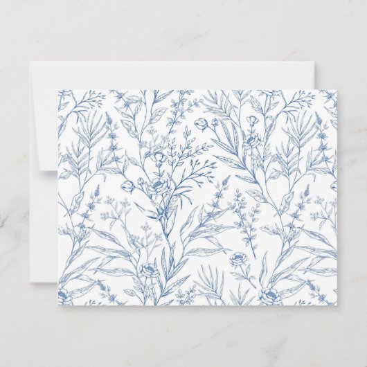 Franse Toile Monogram briefkaarten (Achterkant)