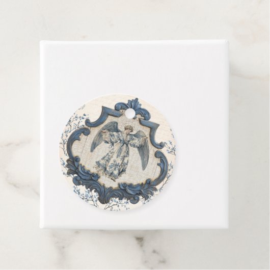  Franse Toile Nativity | kerstengel Bedankjes Labels (In situ)