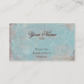 Franse toile & Script No.1 Standard Visitekaartje (Achterkant)