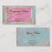 Franse toile & Script No.1 Standard Visitekaartje (Voorkant / Achterkant)