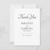 Franse Toile Stof Roze Bloem Bedankt voor de trouw (Voorkant)