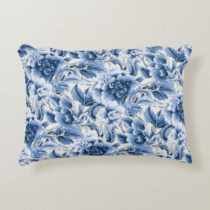 Franse toile & toile de Jouy. Blauw. Accentkussen Accent Kussen