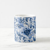 Franse toile & toile de Jouy. Blauw. Mok (Center)