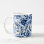 Franse toile & toile de Jouy. Blauw. Mok (Links)