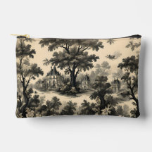 Franse Toile - Zwart Design op Crème