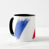 Franse tricolor mok (Voorkant links)