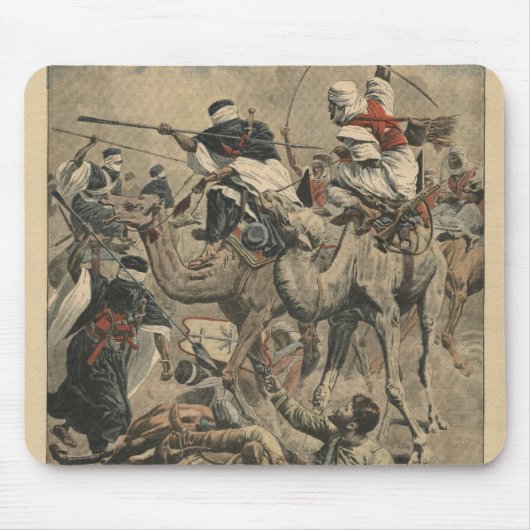 Franse troepen in de Sahara Muismat (Voorkant)