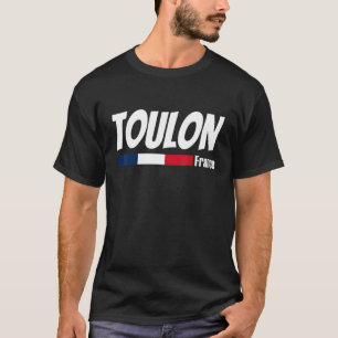 Franse trots: Travel Love France Toulon F T-shirt