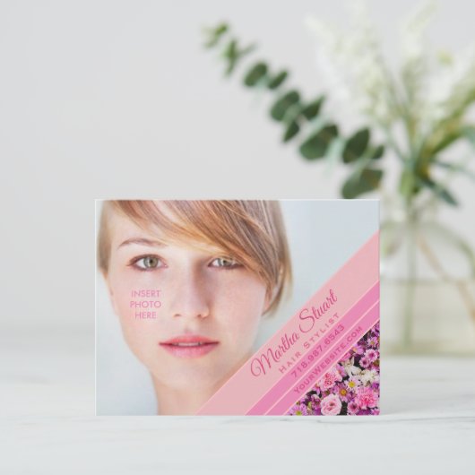 Franse tuin - aankondigingskaart (Staand voorkant)