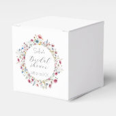 Franse Tuin Bloem Bedankdoosjes (Voorkant Zijde)