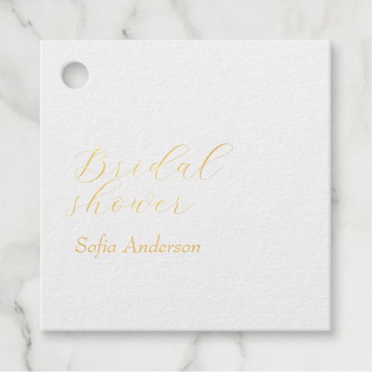 Franse Tuin Bloem Bedankjes Labels (Voorkant)