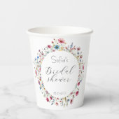 Franse Tuin Bloem Papieren Bekers (Achterkant)