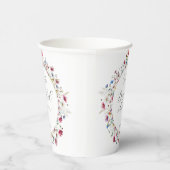 Franse Tuin Bloem Papieren Bekers (Rechts)