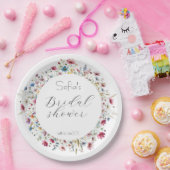 Franse Tuin Bloem Papieren Bordje (Feest)