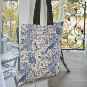 Franse tuin Delight Toile de Jouy Tote Bag