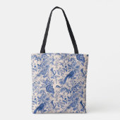Franse tuin Delight Toile de Jouy Tote Bag (Achterkant)