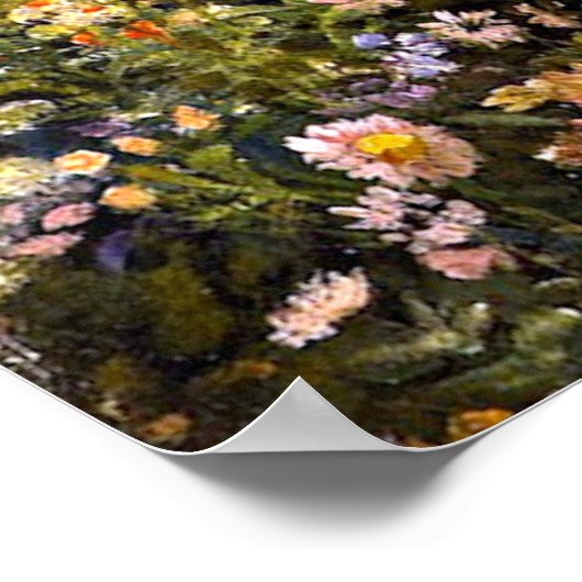 Franse tuin - een schilderij van Otto Stark Poster (Hoek)