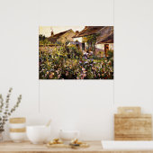 Franse tuin - een schilderij van Otto Stark Poster (Keuken)