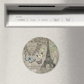 Franse tuin Eiffeltoren magneet (Insitu (Vaatwasser))