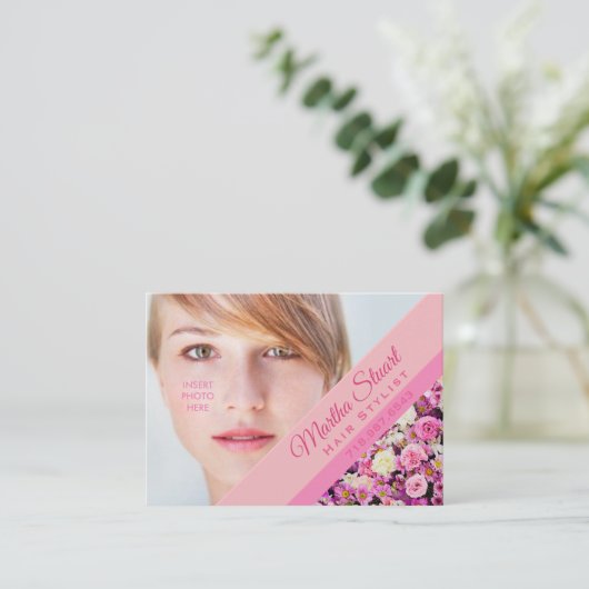 Franse Tuin - Foto invoegen / Visitekaartje (Staand voorkant)