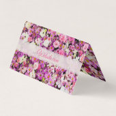 Franse Tuin - Gevouwen Visitekaartje (Achterkant)